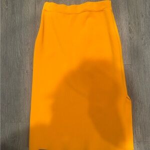 House of Harlow 1960  Elegant Yellow Pencil Skirt Sz M